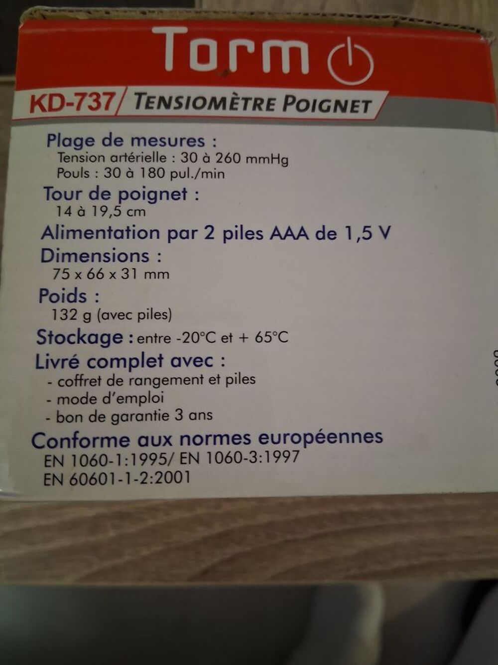 Tensiom&egrave;tre poignet Mat�riel informatique