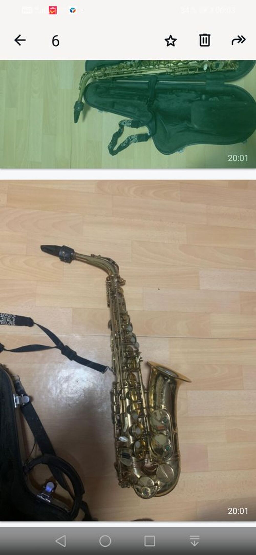 Saxophone Alto Selmer Instruments de musique