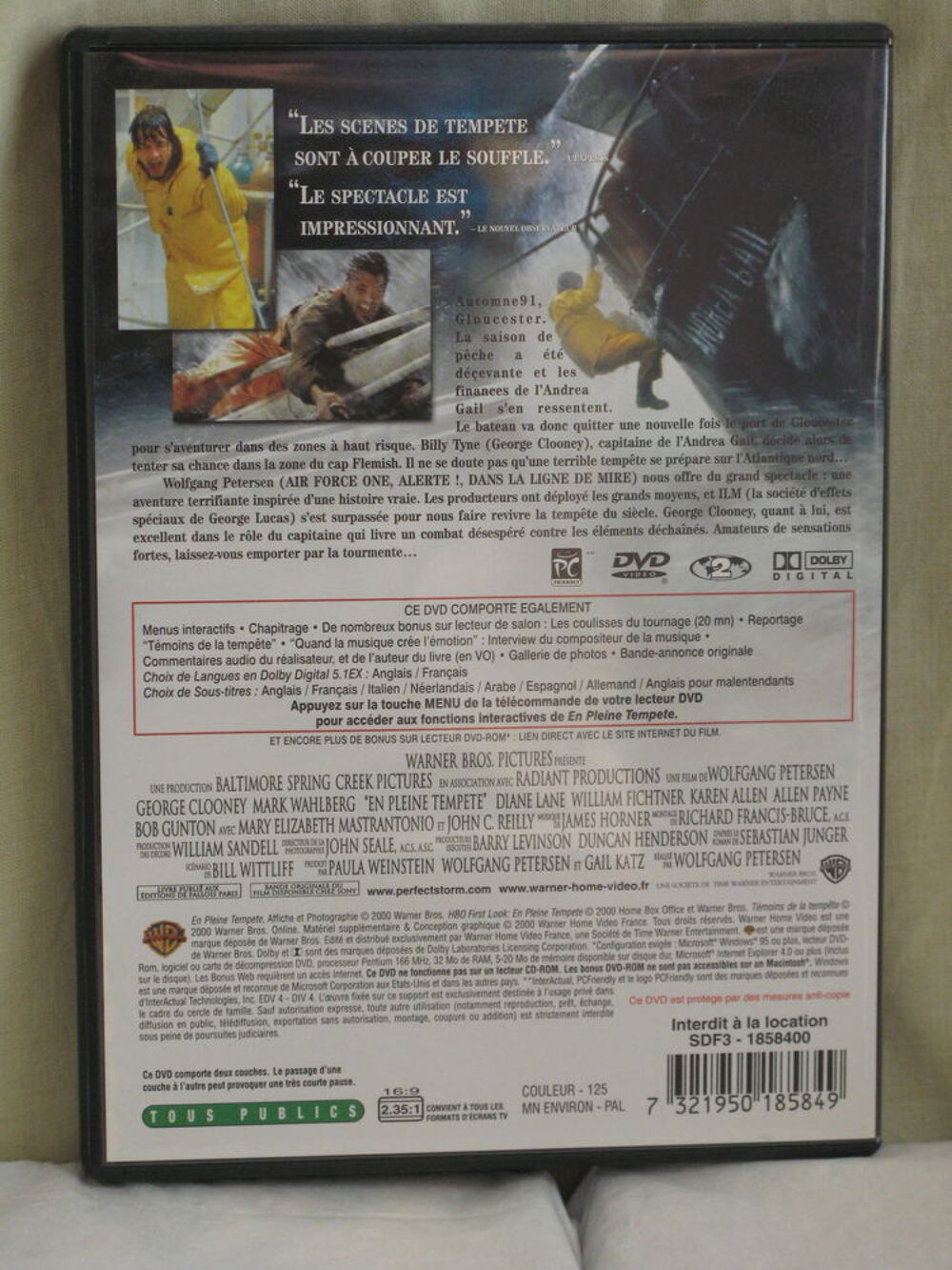 En plein Temp&ecirc;te DVD et blu-ray
