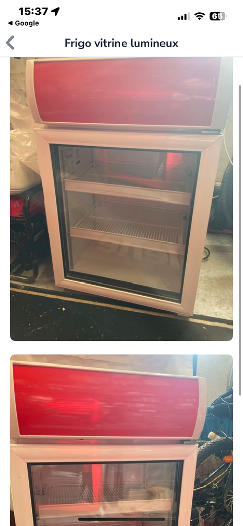 Frigo lumineux rouge 150 77230 Moussy-le-neuf
