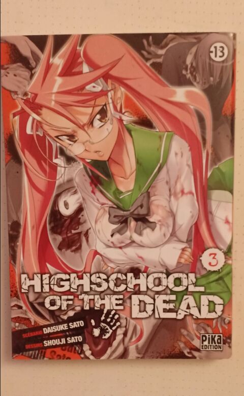 Manga Higgschool of the dead 3 5 Courbevoie (92)