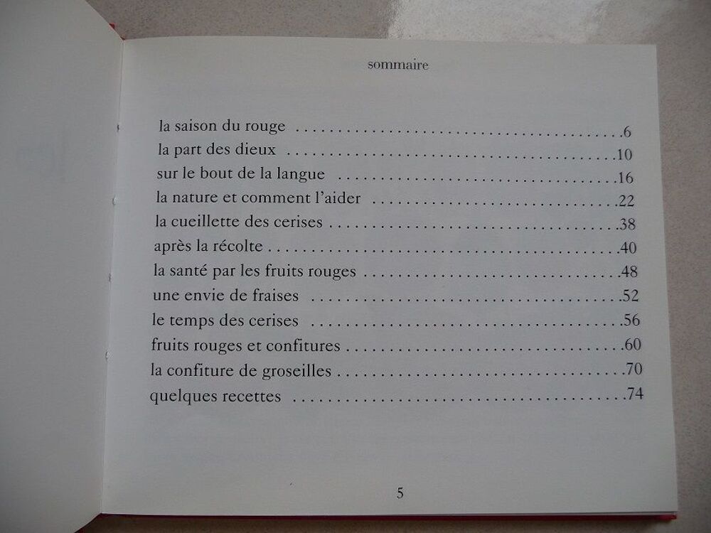 Livre les fruits rouges - NEUF Livres et BD
