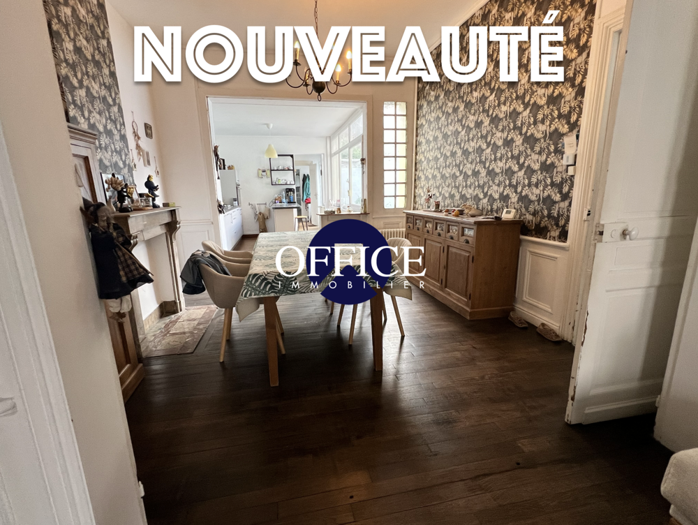 Vente Maison LENS – MAISON BOURGEOISE 1930 – VOLUMES IMPRESSIONNANTS – 4 CHAMBRES – CHARME DE L'ANCIEN Lens