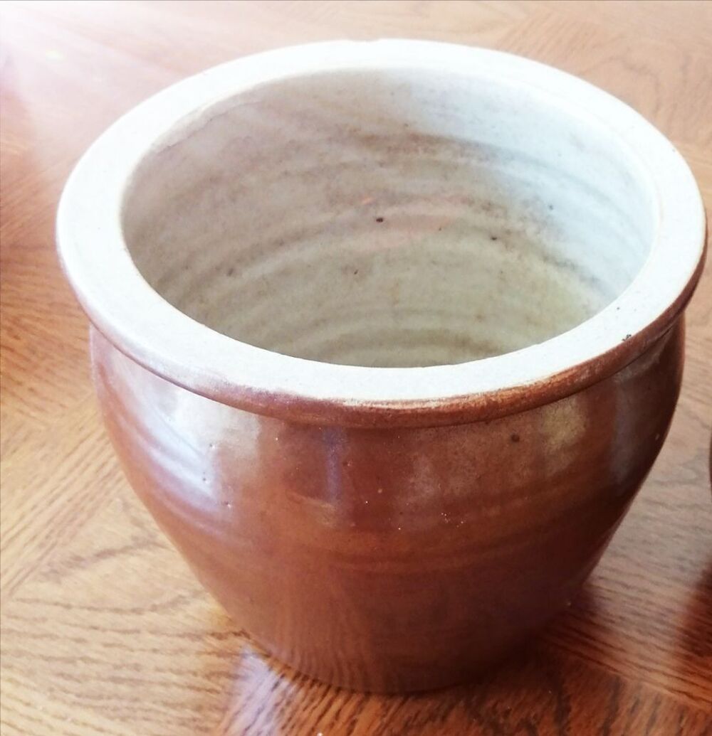 POTERIE VERNIE MARRON GR&Egrave;S Décoration