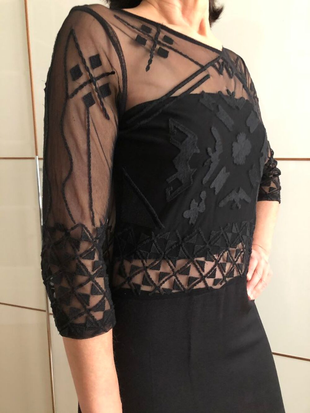 robe noire an?ge Vêtements