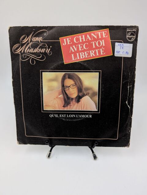 Vinyle 45 tours Nana Mouskouri : Je Chante avec toi Libert 2 Vulbens (74)