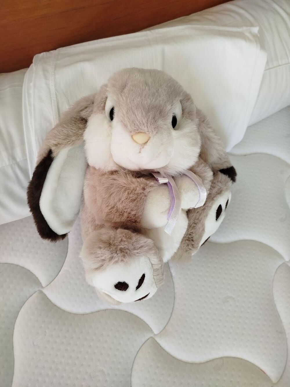 Peluche Lapin en TBE (lav&eacute;e, tr&egrave;s douce) Jeux / jouets
