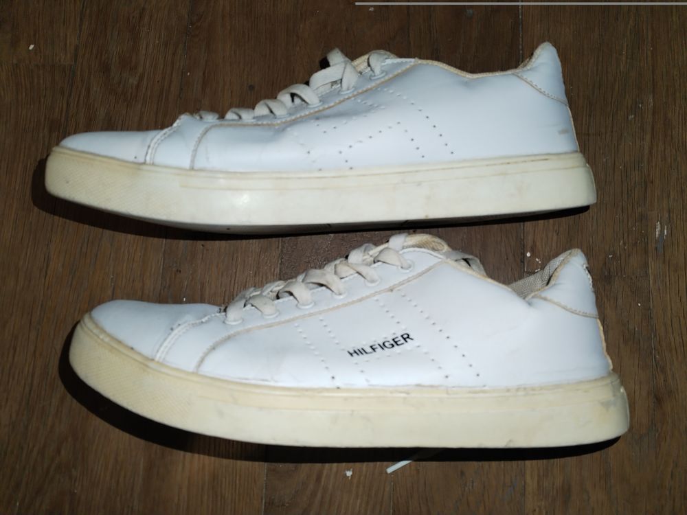 Basket TOMMY HILFINGER (Taille 42) blanche Chaussures