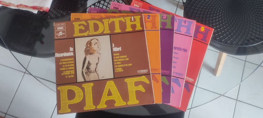 Lot de vinyles Edith Piaf CD et vinyles