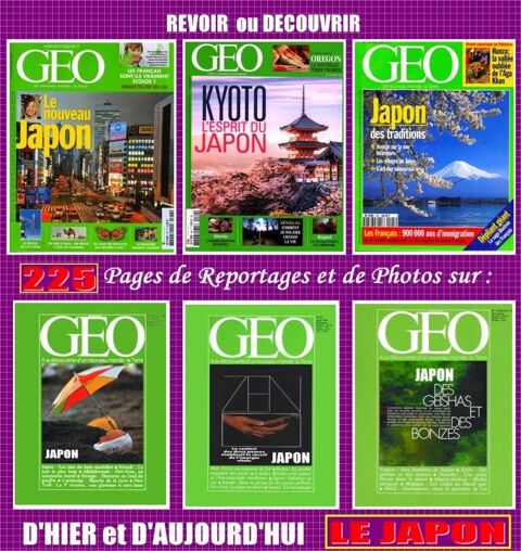 JAPON - géo - D'HIER et D'AUJOURD'HUI 18 Strasbourg (67)