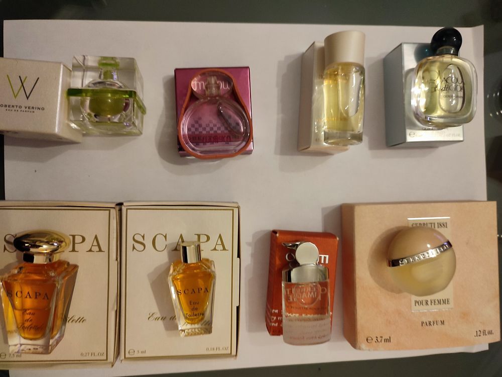 Miniatures de parfums italiens 