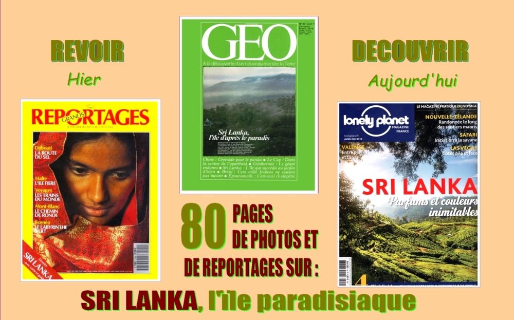 SRI LANKA - g&eacute;o - INDES / prixportcompris Livres et BD