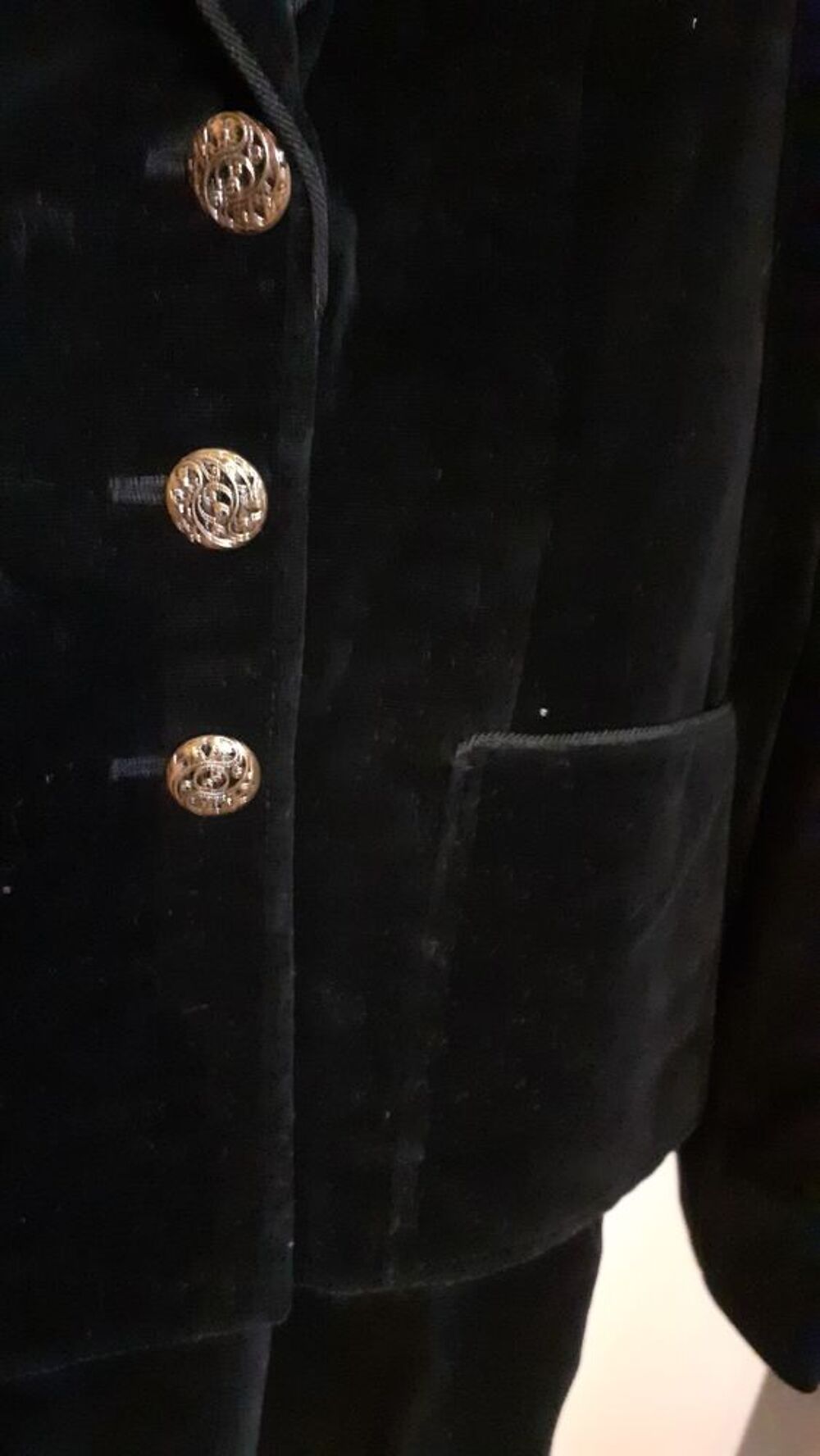 tailleur en velours veste jupe Vêtements