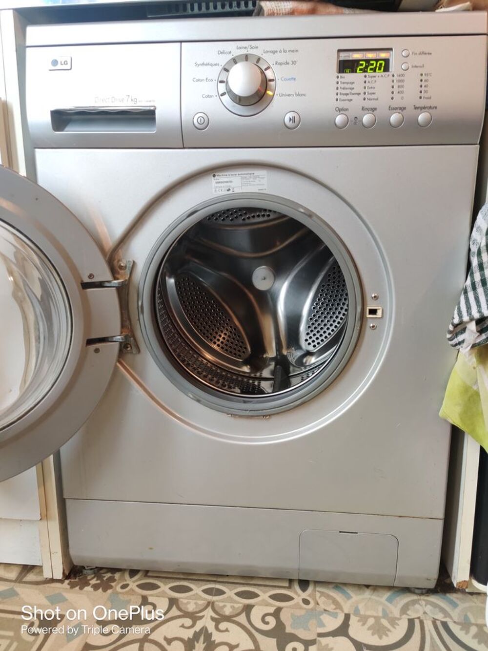 Machine a laver LG 7 Kg 
Electroménager