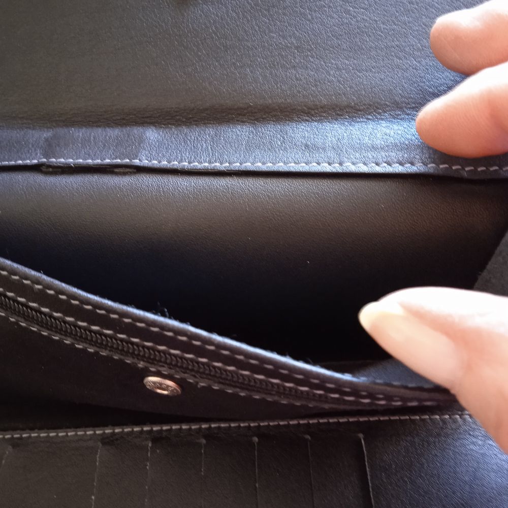 Compagnon tout cuir - noir Maroquinerie