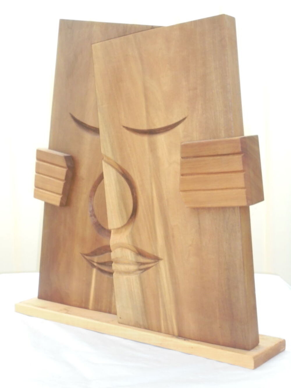 Sculpture bois (Ht :54 cm ;L :51 cm ; l:10 cm ) Décoration