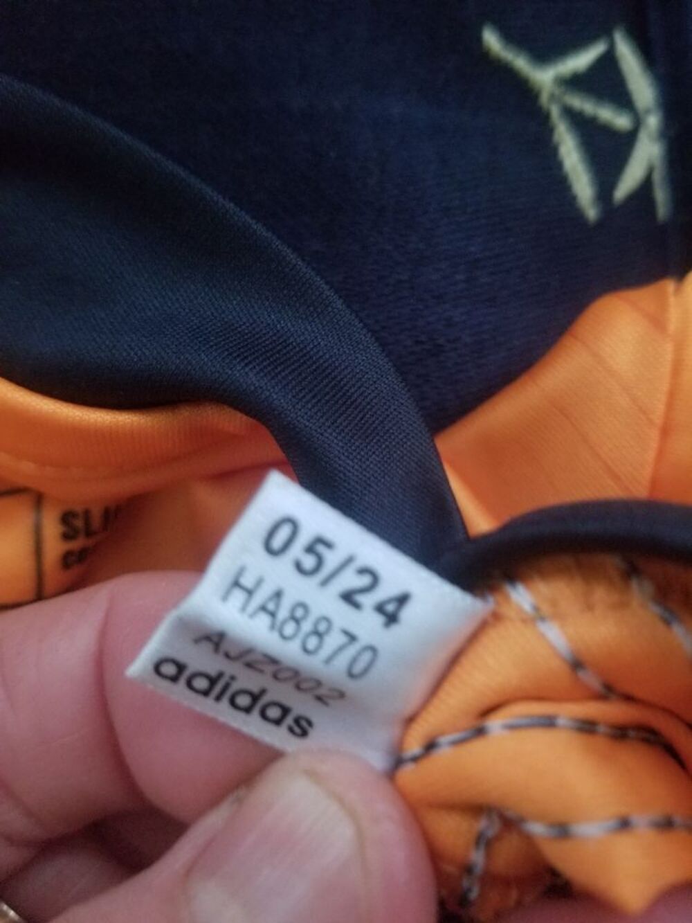 Maillot foot orange/gris Adidas 05/24 Sports