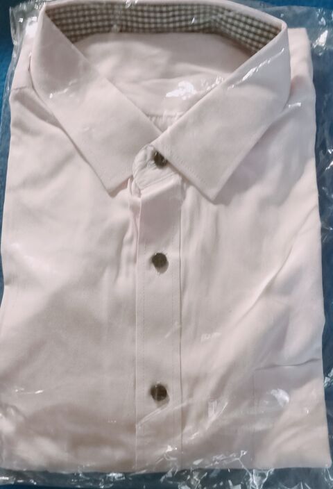 Chemise rose claire � manche longue pour homme T 43 9 Lyon 9 (69)