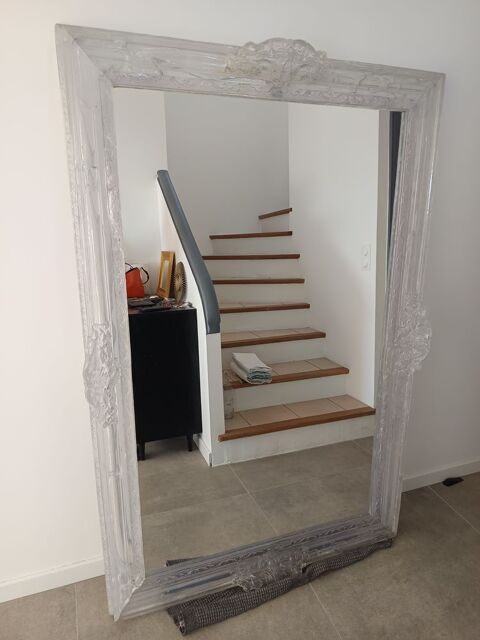 Très grand miroir en résine (Façon Rocaille) Lamorlaye (60)