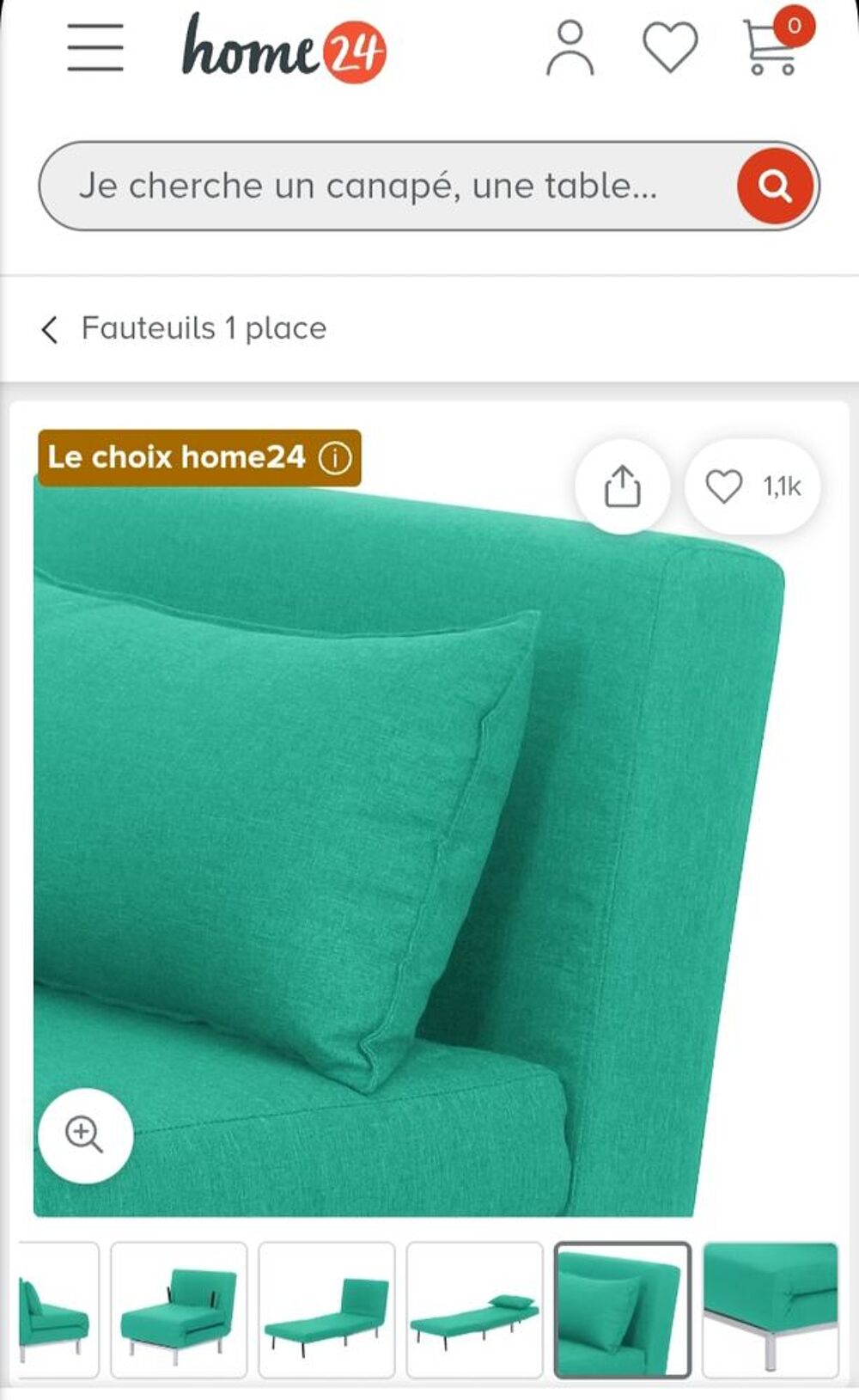 lot de 4 fauteuils ou &agrave; l'unit&eacute; Meubles