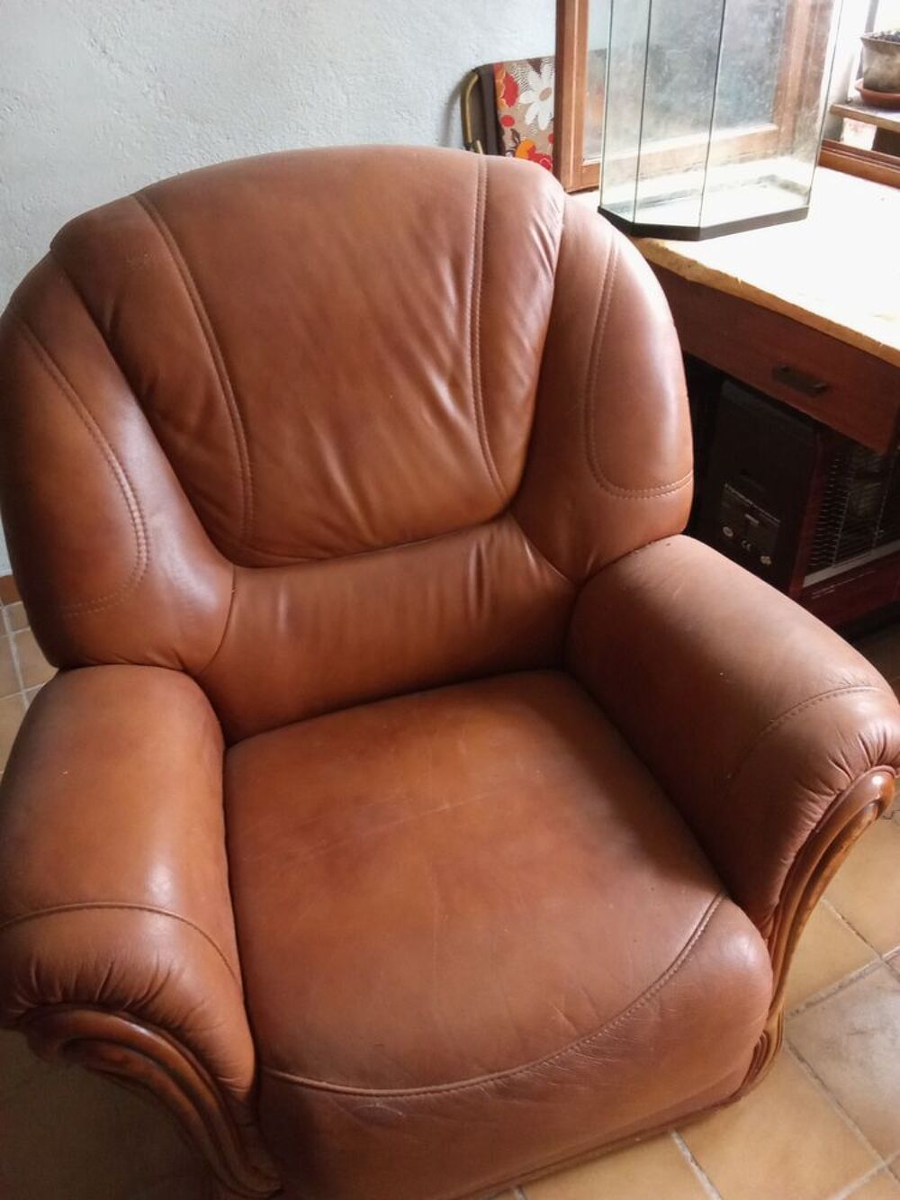 Fauteuil cuir 
Meubles