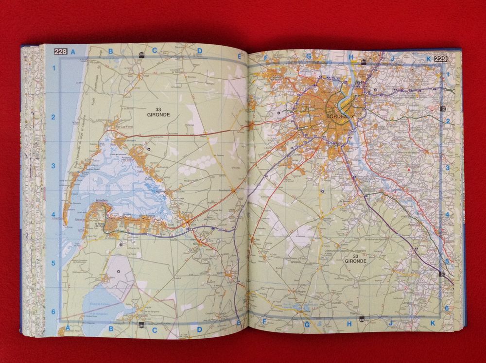 Grand Atlas des routes de France, livre cartonn&eacute; Livres et BD