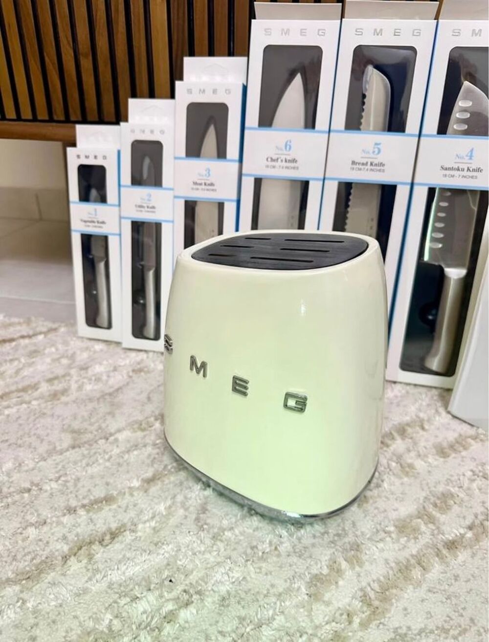 Bloc couteaux Smeg Cuisine