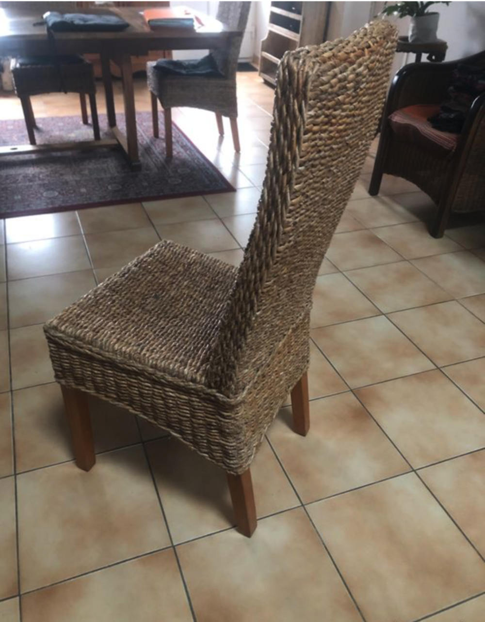 6 chaises de salle &agrave; manger Meubles
