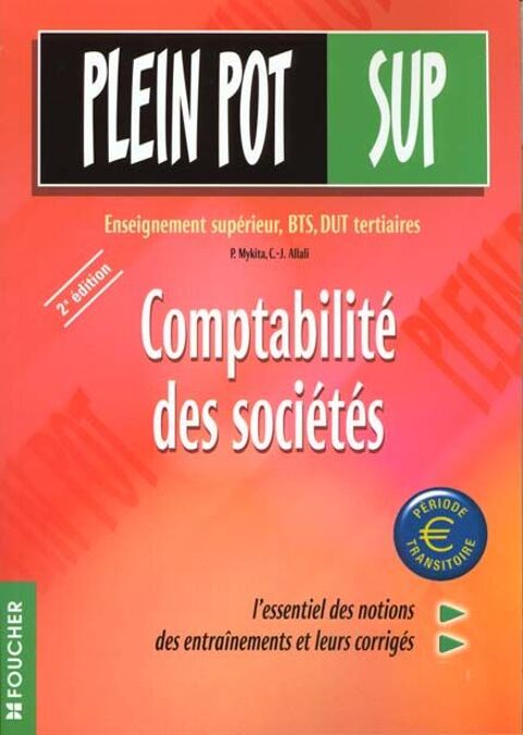 Livre scolaire  Comptabilité des sociétés  par Mykita éditio 7 Villiers (86)