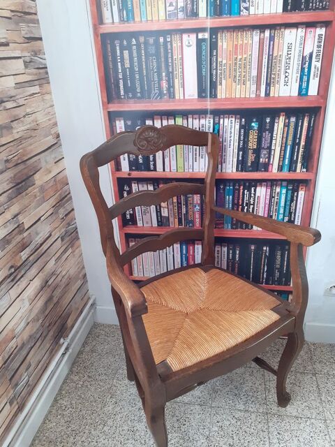 Fauteuil Louis XV en ch�ne 35 Loon-Plage (59)