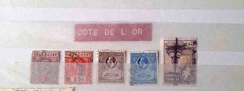 S�rie de timbres de Cote de l'Or 5 Gap (05)