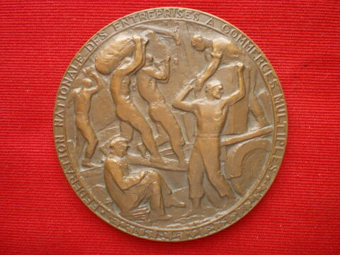 M�daille F�d�ration Entreprises � Commerces Multiples. 100 Caen (14)