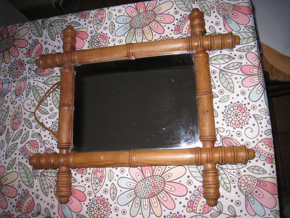 Miroir " bambou" ancien Décoration
