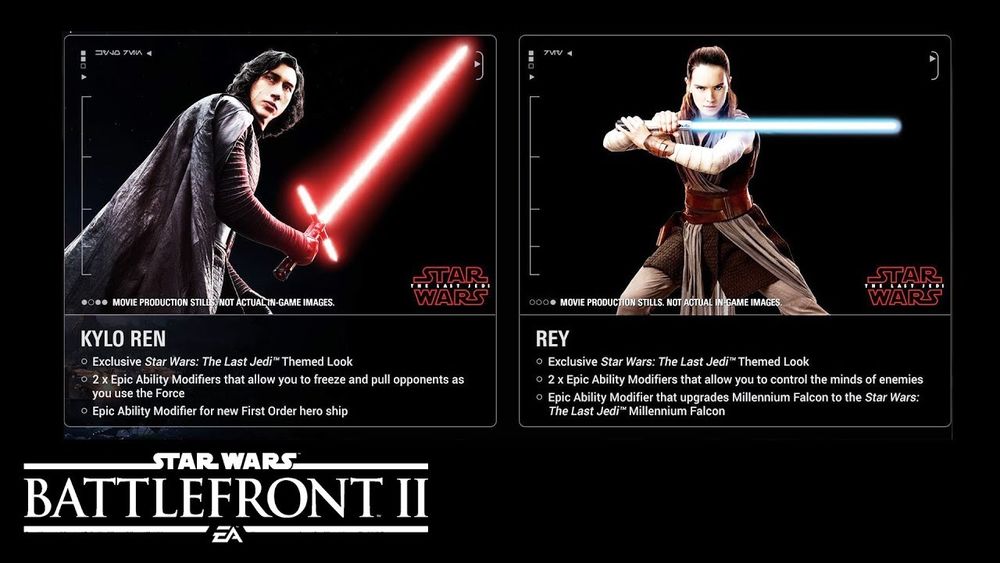 Bonus de pr&eacute;commande Star Wars Battlefront II Ps4 ou Xbox on Consoles et jeux vidos