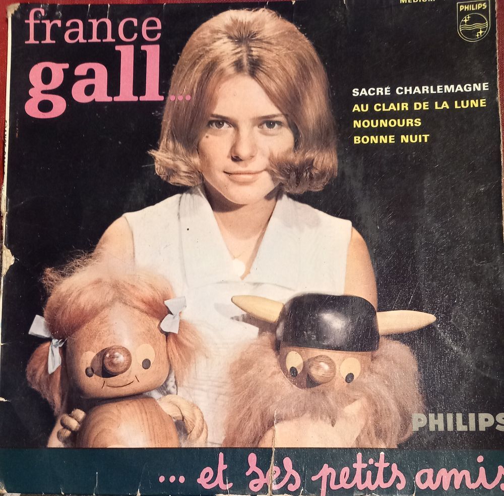 FRANCE GALL / 3 X DISQUES VYNIL 45 TOURS / CD et vinyles