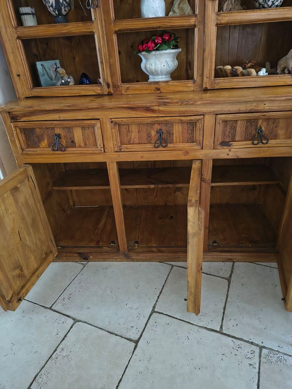 VAISSELIER BOIS DE CHEZ PIER IMPORT PARFAIT ETAT Meubles