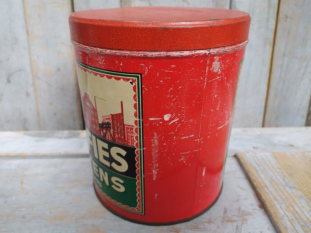 Ancienne Boite Publicitaire Caf&eacute; Koffies Hostens 