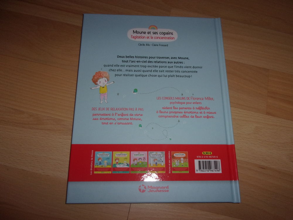 Livre Moune et ses copains: l'agitation et la concentration Livres et BD