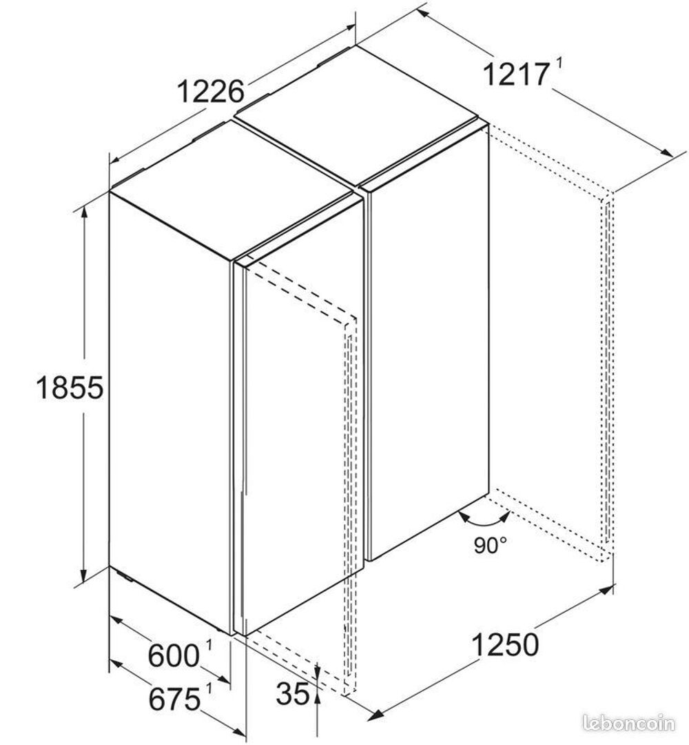 R&eacute;frig&eacute;rateur cong&eacute;lateur SIDE by SIDE LIEBHER Electrom�nager