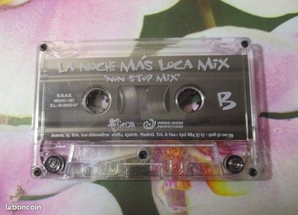 Cassette audio La noche mas loca mix CD et vinyles