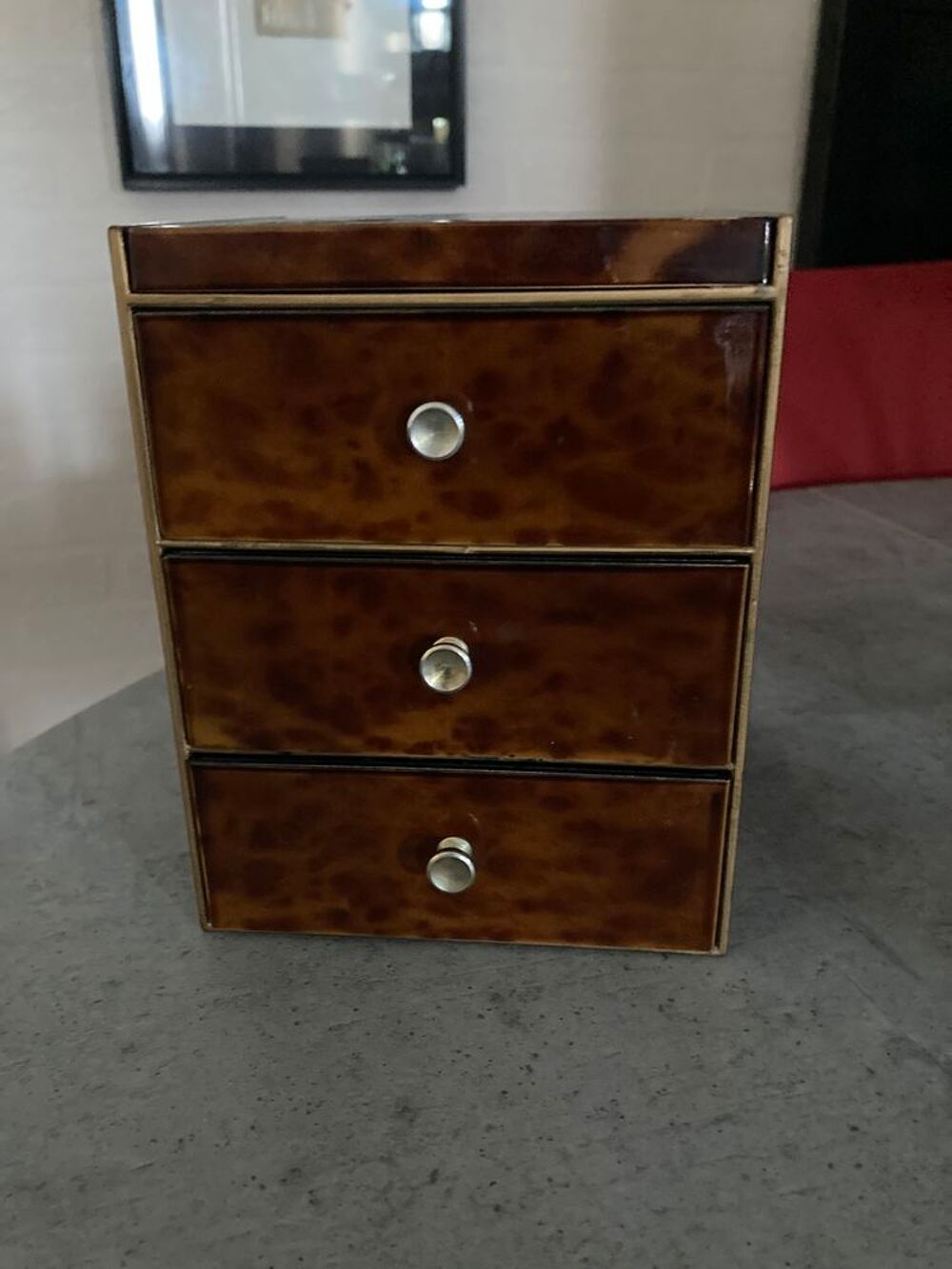 Coffret bijoux laqu&eacute; Décoration