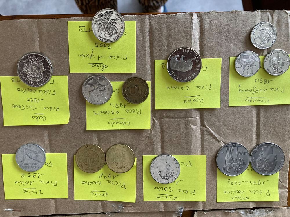 Pi&egrave;ces de monnaie 