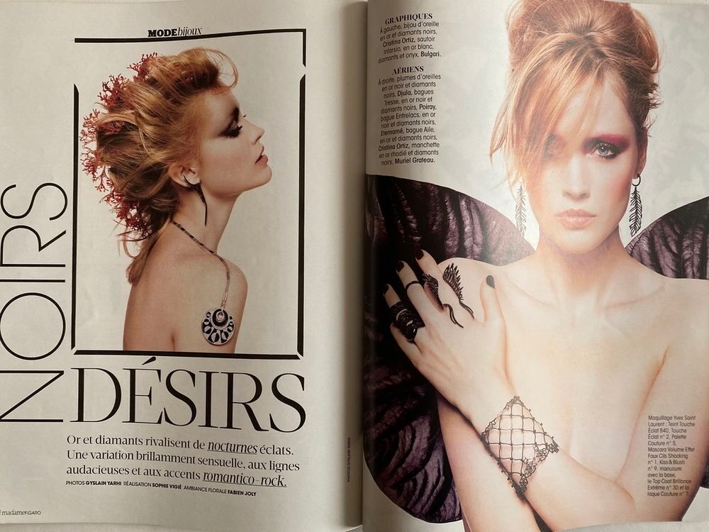 MADAME FIGARO 2014: MARINE VACTH_SPECIAL BIJOUX_ROSE BYRNE_M Livres et BD
