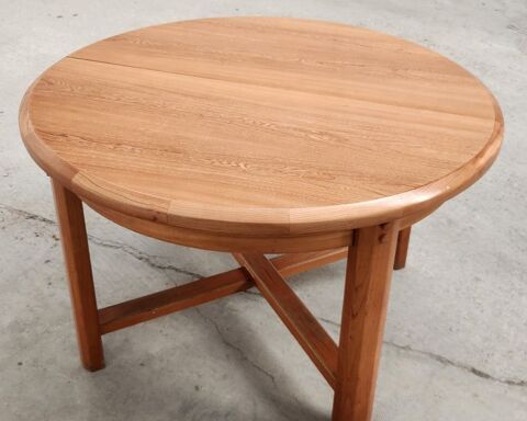 Table ronde orme massif avec rallonge  155 Lorient (56)