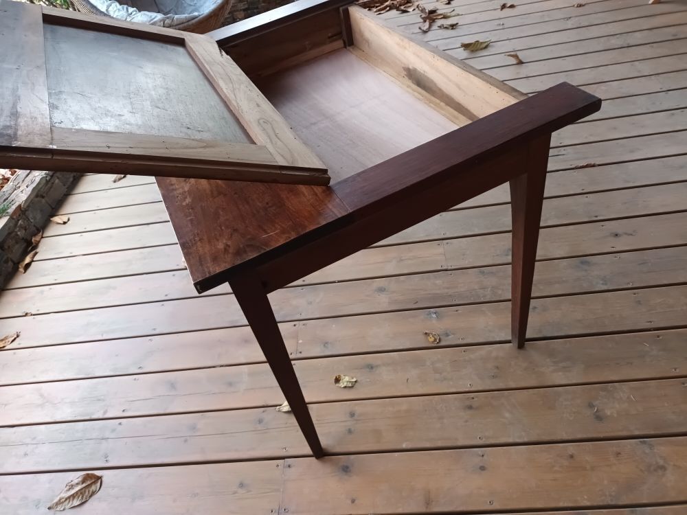 Bureau bois massif avec pupitre Meubles