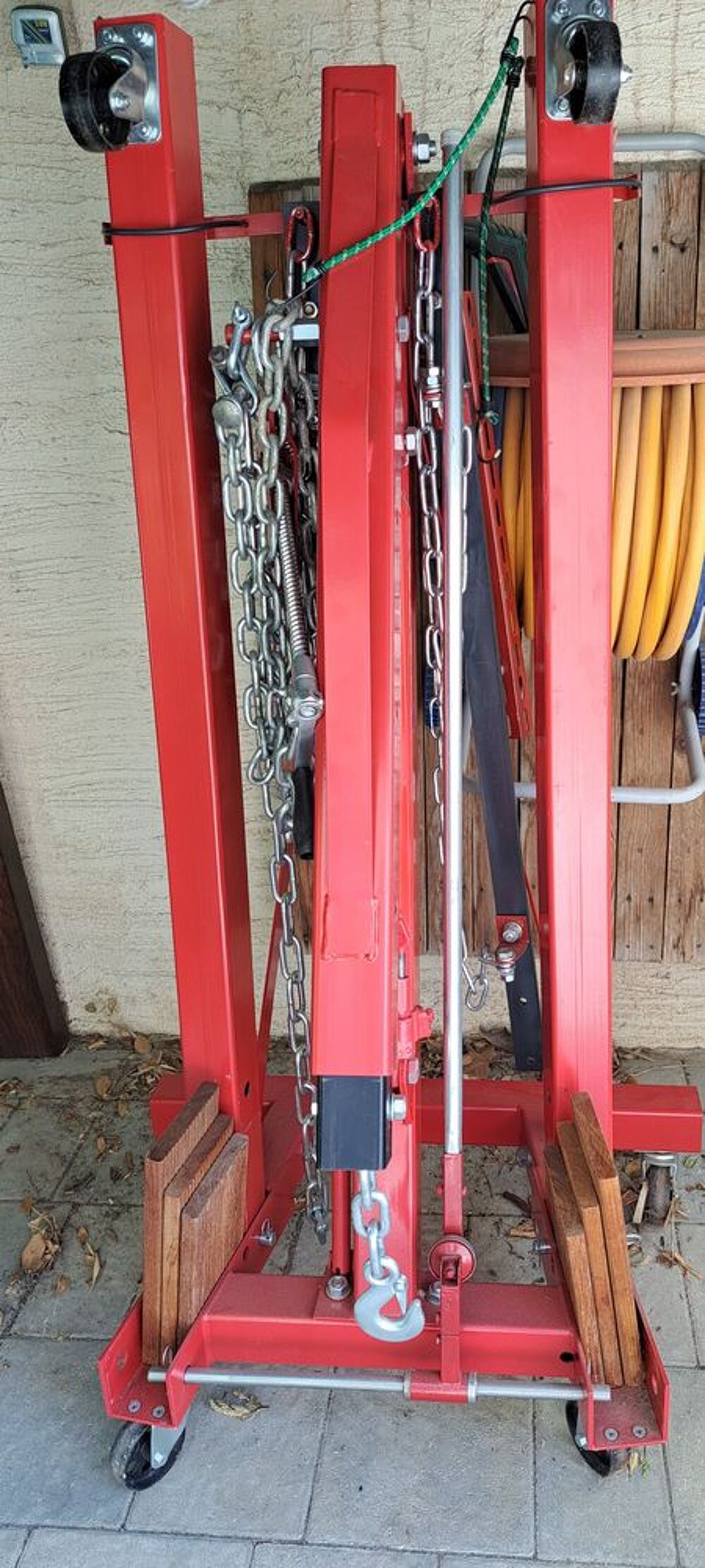 Grue d'atelier / ch&egrave;vre de levage hydraulique Bricolage