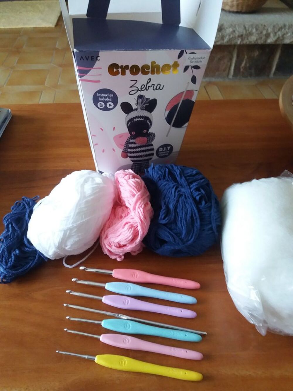 Kit crochet zebra Jeux / jouets