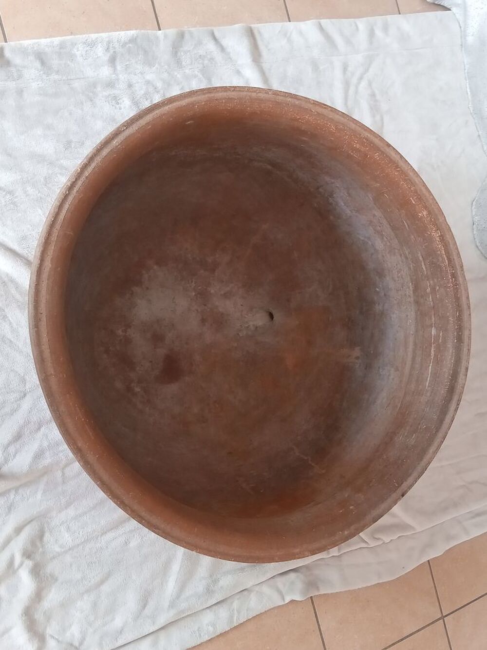 Magnifique bugadier ancien en terre cuite, datant du XIX? si Jardin