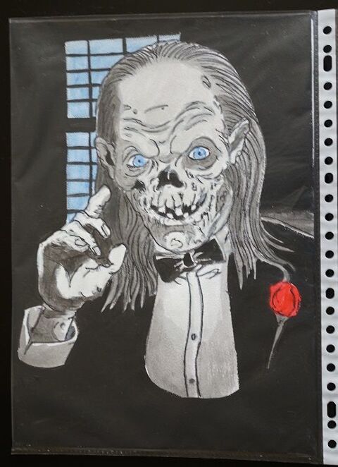 peinture - creepshow - sur papier aquarelle format A4 - 300 5 Fougères (35)