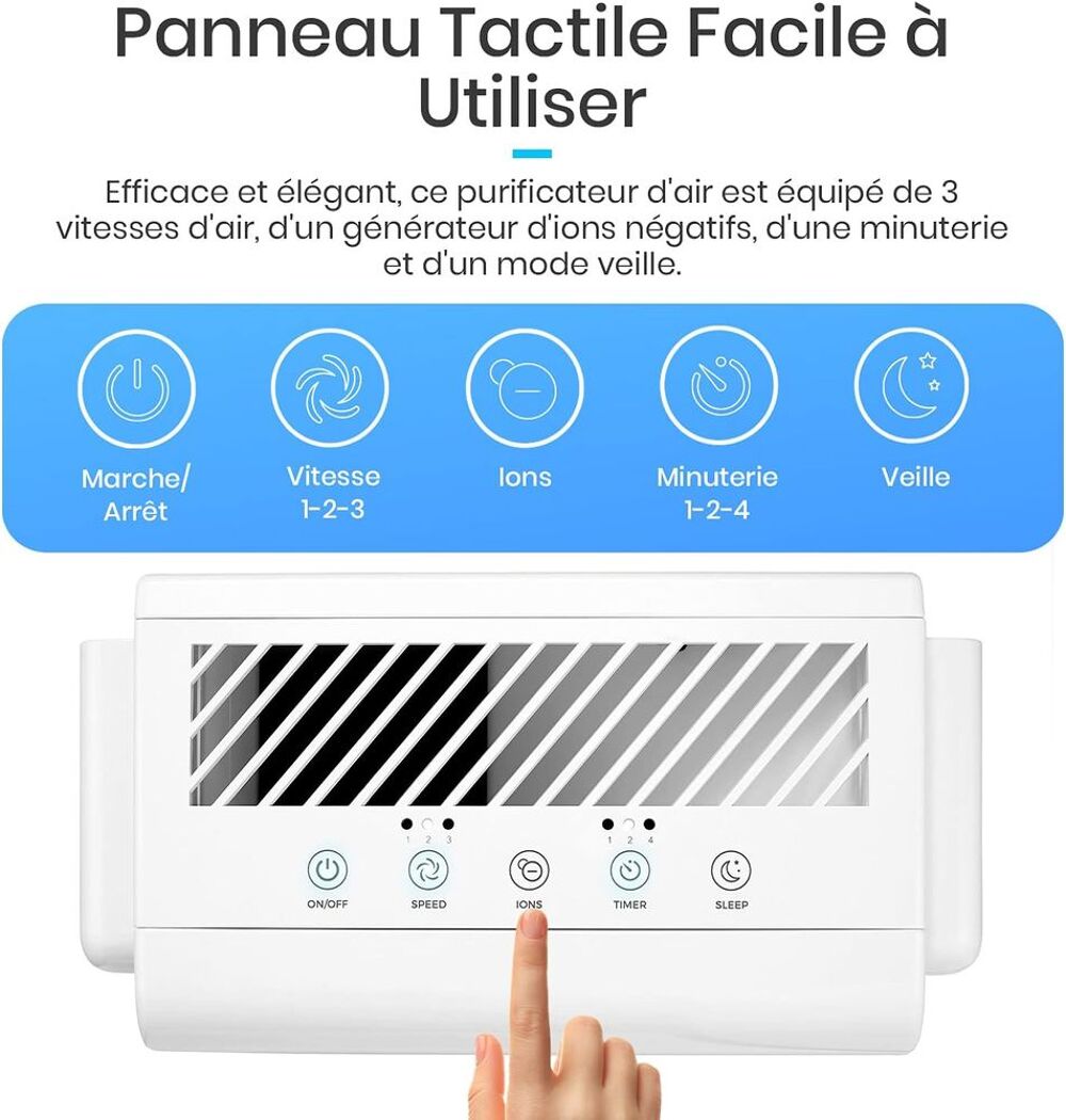 PURIFICATEUR et IONISATEUR d'air / Marque Pro Breeze Electroménager